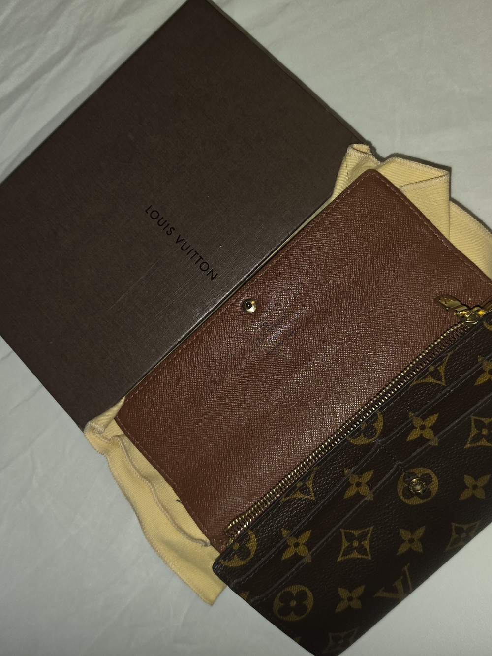 Authentic Louis Vuittom Monogram Long Wallet - Picture 6 of 13